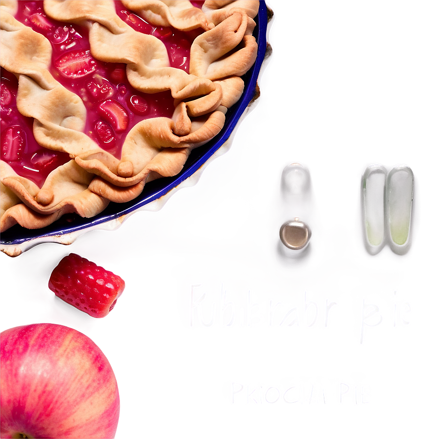 Tangy Rhubarb Pie Png 37 PNG Image