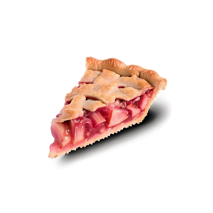 Tangy Rhubarb Pie Png Gep18 PNG Image