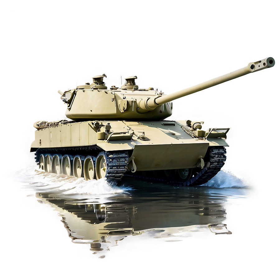 Tank Crossing River Png 90 PNG Image