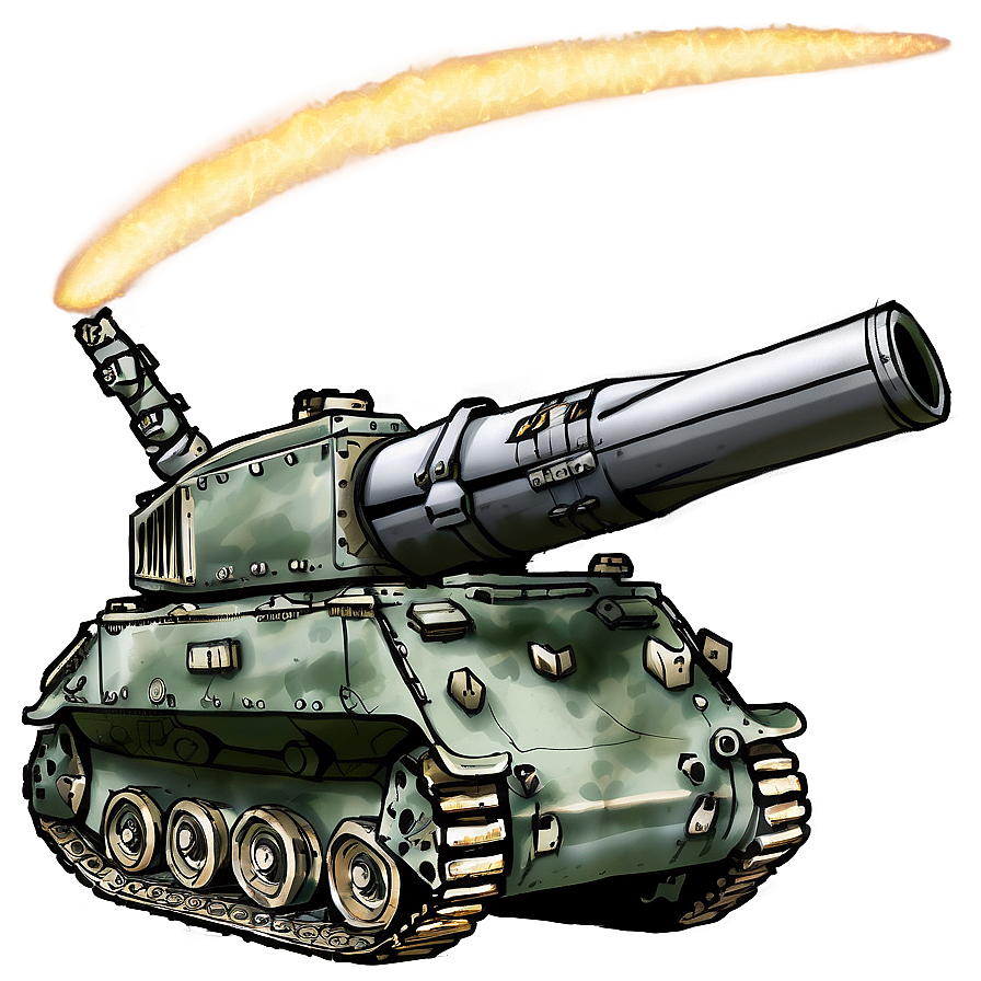 Tank Firing Cannon Png Bxc PNG Image