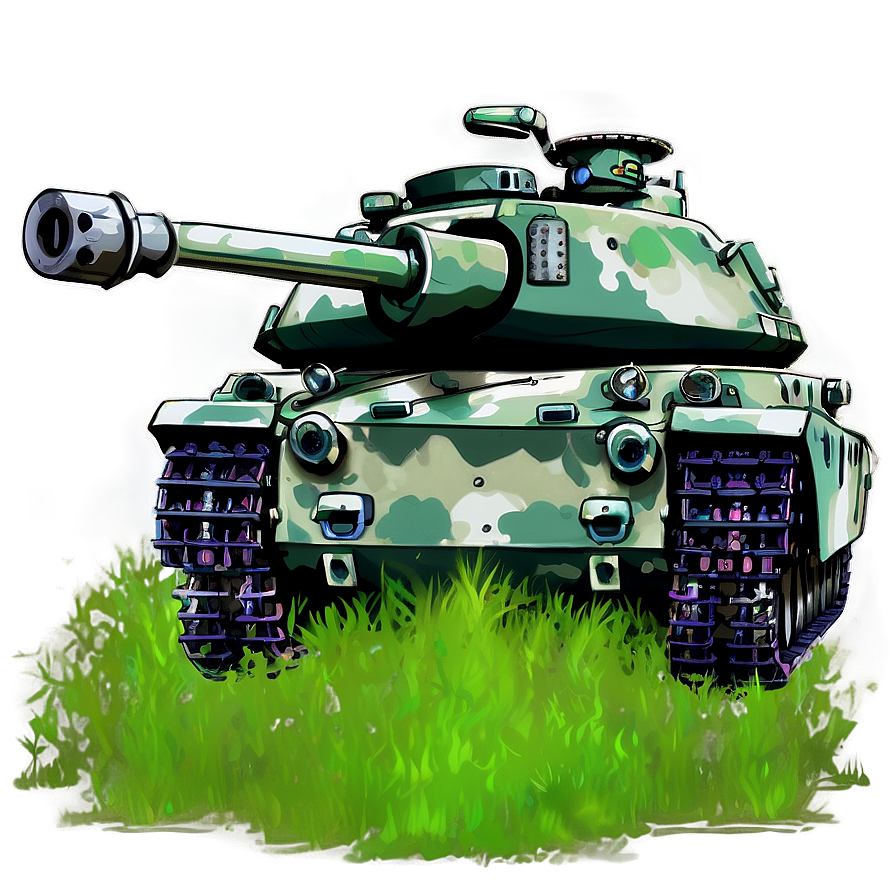 Tank In Forest Ambush Png Crp9 PNG Image