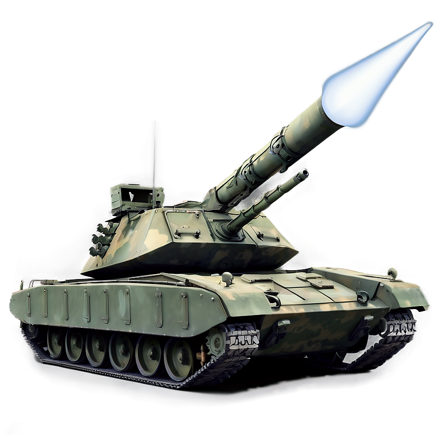 Tank With Missile Launcher Png 1 PNG Image