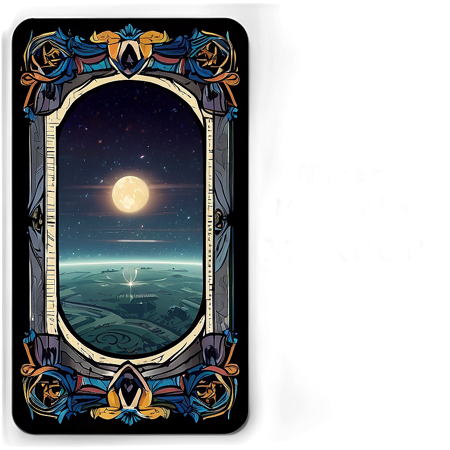 Tarot Card Mockup Template Png Rdl77 PNG Image