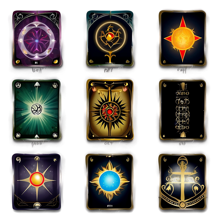 Tarot Card Symbols Png 06202024 PNG Image