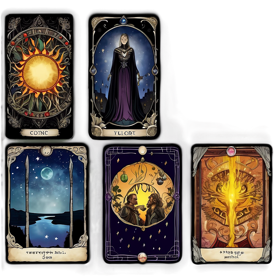 Tarot Card Templates Png Toj5 PNG Image