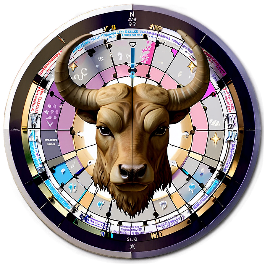 Taurus Astrological Chart Png Aah24 PNG Image