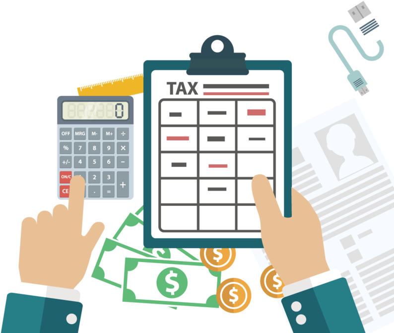 Tax Calculation Clipart PNG Image