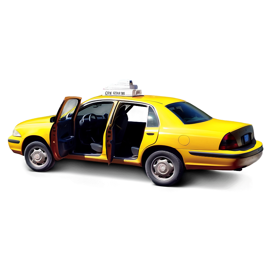 Taxi With Luggage Png 05242024 PNG Image