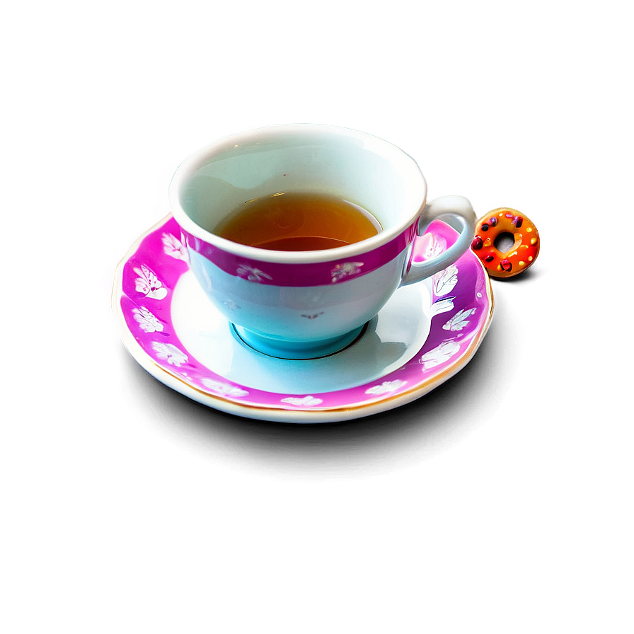 Tea Cup With Cookie Holder Png Biw60 PNG Image