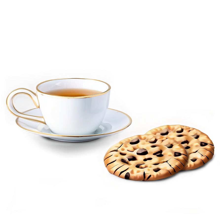 Tea Cup With Cookie Holder Png Sbf29 PNG Image