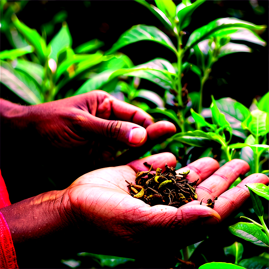 Tea Harvesting Hands Png Lfr40 PNG Image