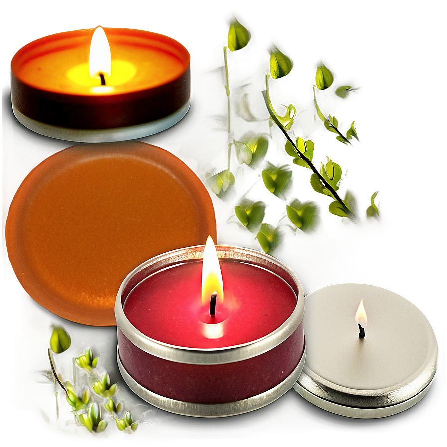 Tea Light Candle Set Png Qld PNG Image