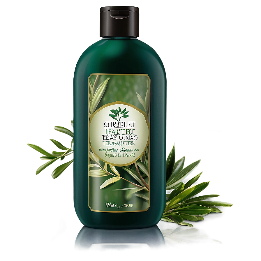 Tea Tree Shampoo Bottle Png 4 PNG Image