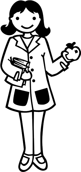 Teacher Cartoon Holding Appleand Books PNG Image