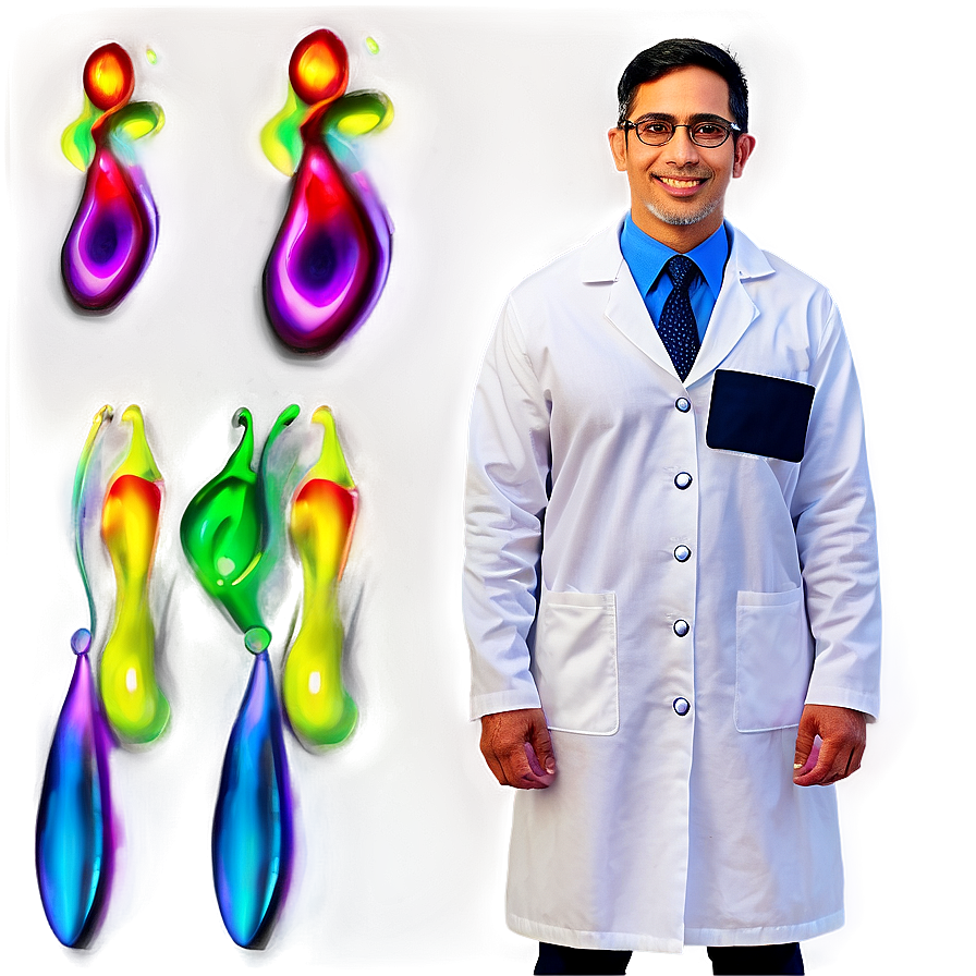 Teacher In Lab Coat Png 80 PNG Image