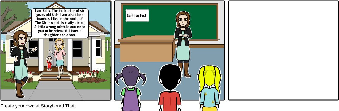 Teacherand Students Storyboard PNG Image