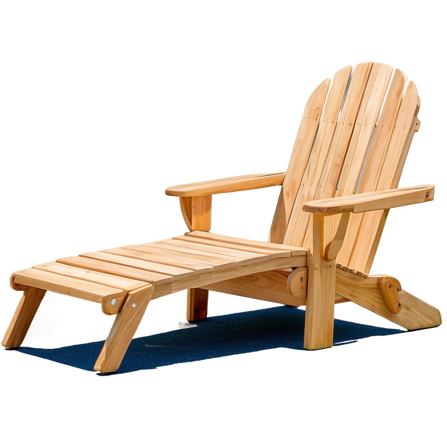 Teak Adirondack Chair Png Dyx PNG Image