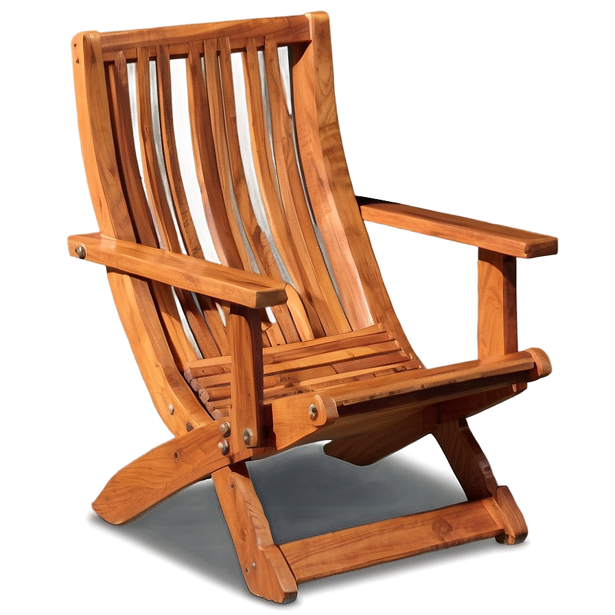 Teak Lawn Chair Png You7 PNG Image