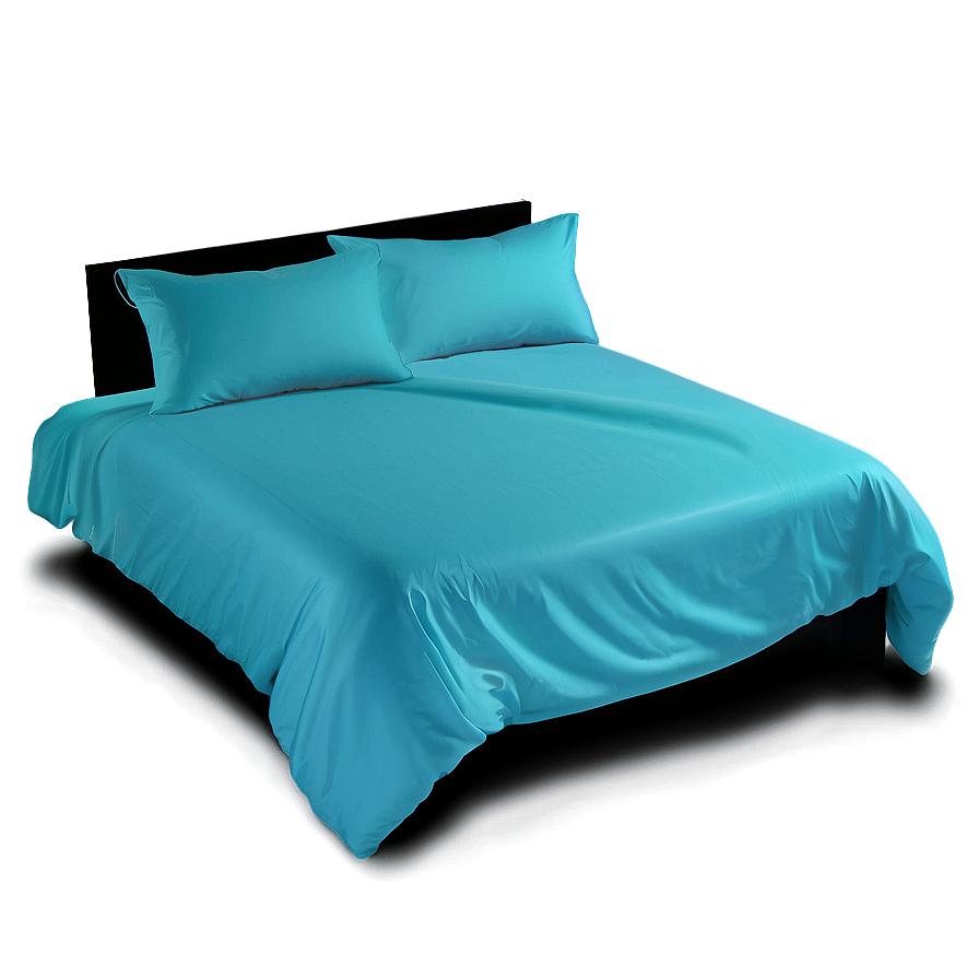 Teal Bed Sheet Png 31 PNG Image