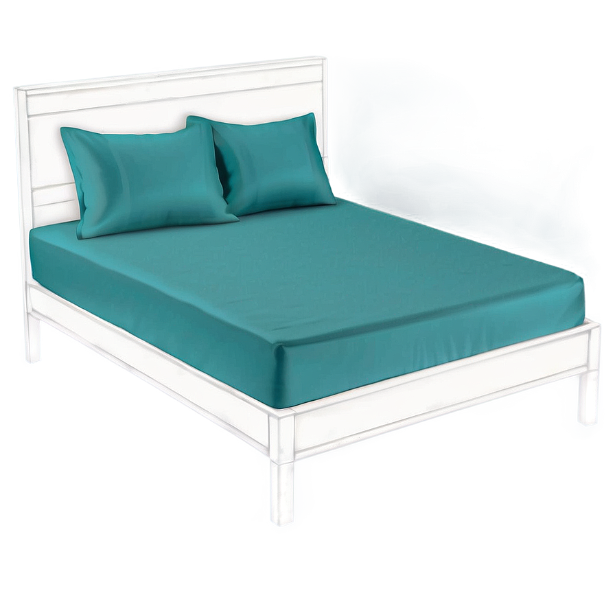 Teal Bed Sheet Png Pvx49 PNG Image