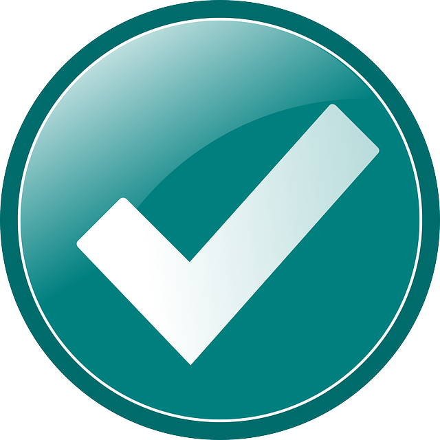 Teal Checkmark Graphic PNG Image