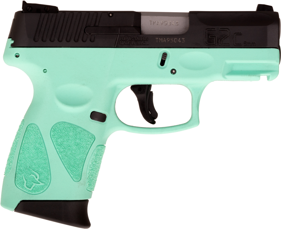 Teal Handgun Taurus G2 C PNG Image