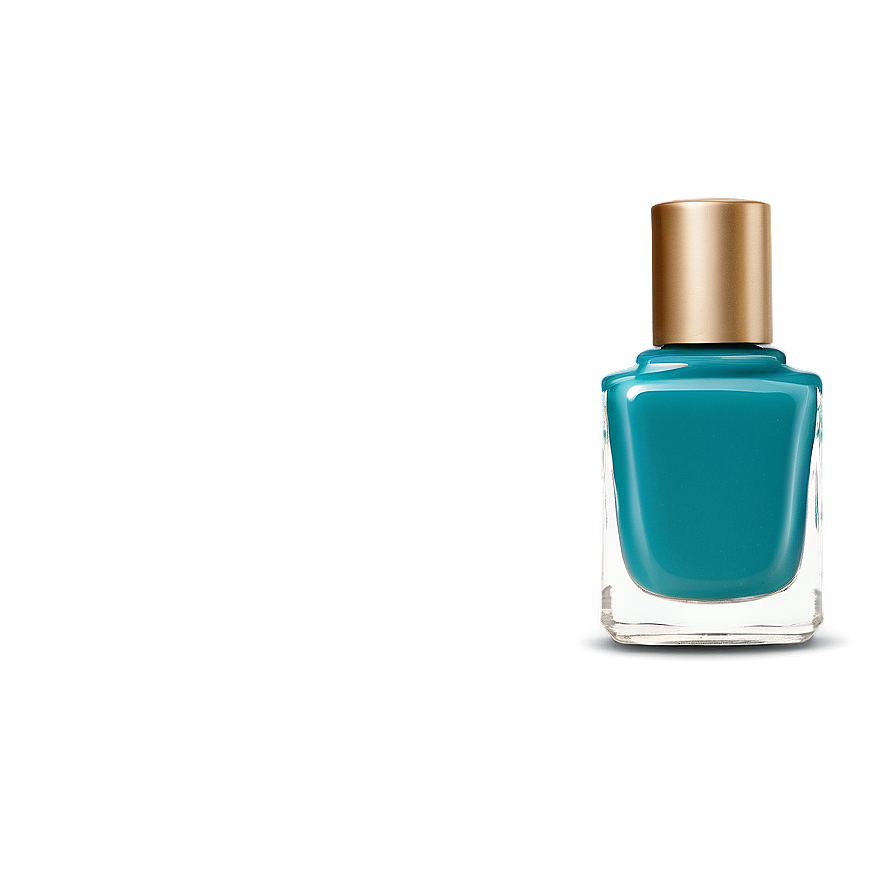 Teal Nail Polish Bottle Png Jkj50 PNG Image