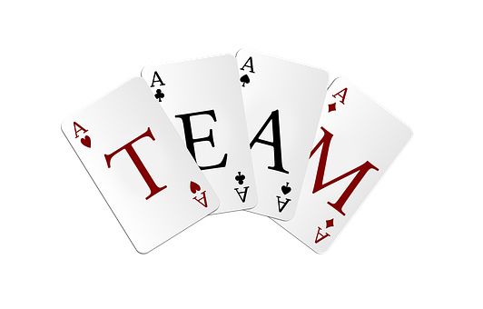 Team Concept Playing Cards PNG Image