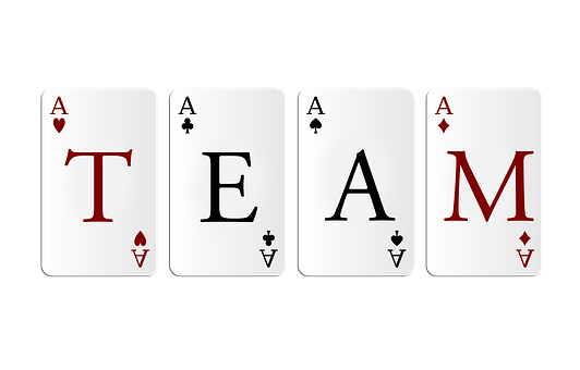 Team Concept Playing Cards PNG Image