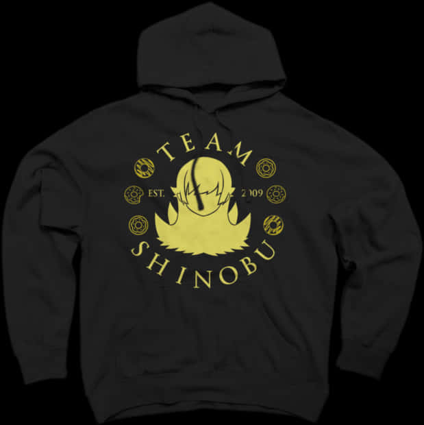 Team Shinobu Hoodie Design PNG Image