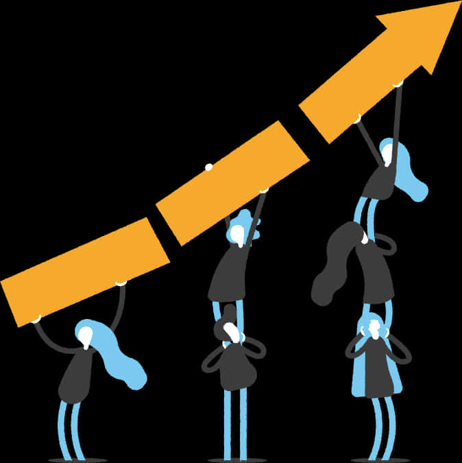 Teamwork Success Illustration PNG Image