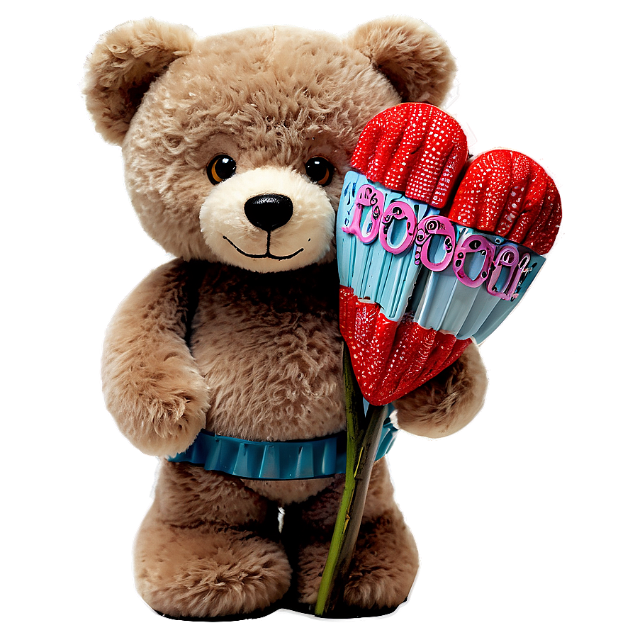 Teddy Bear For Valentine Png 05212024 PNG Image