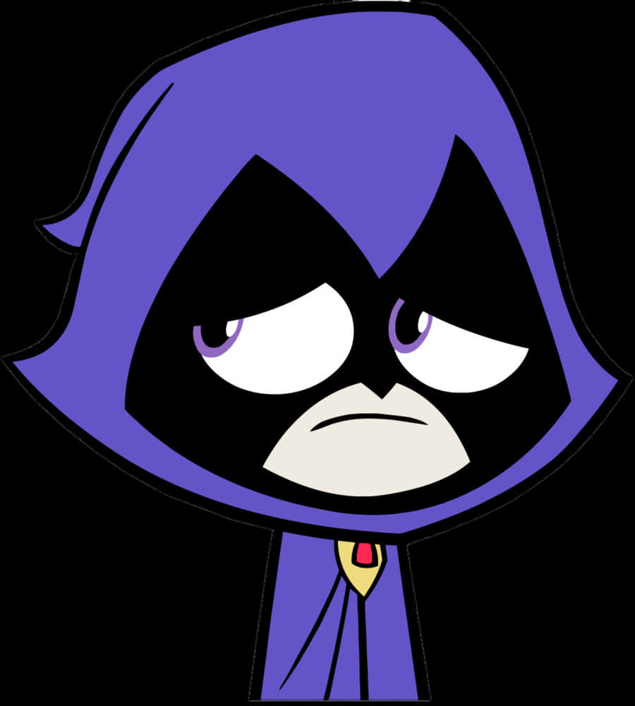 Teen Titans Go Raven Cartoon Character PNG Image