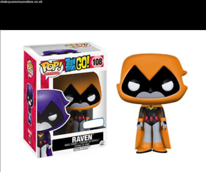 Teen Titans Go Raven Funko Pop PNG Image