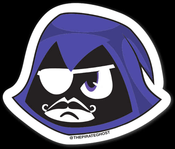 Teen Titans Go Raven Sticker PNG Image