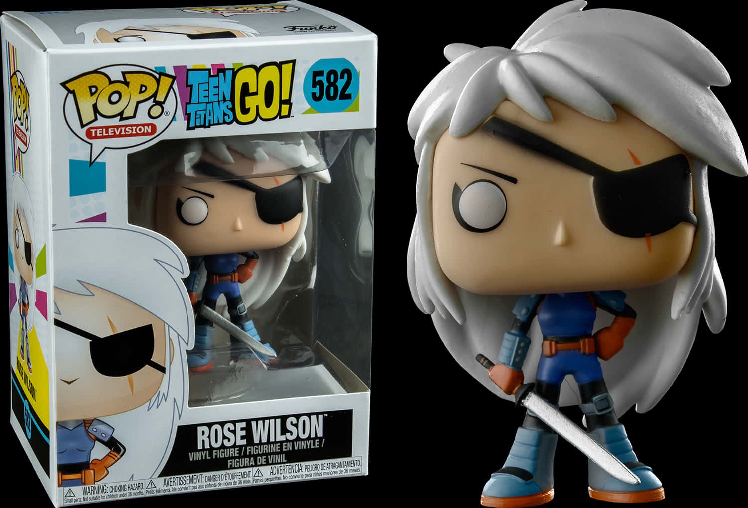 Teen Titans Go Rose Wilson Funko Pop PNG Image