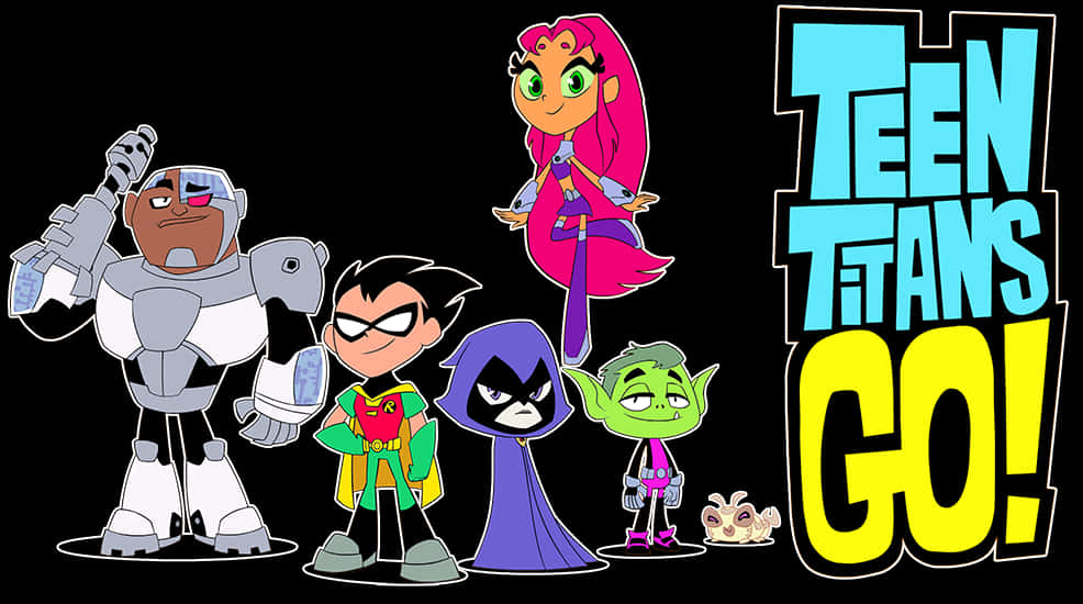 Teen Titans Go Team Portrait PNG Image