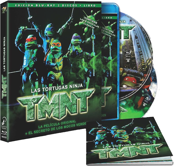 Teenage Mutant Ninja Turtles Bluray Set PNG Image