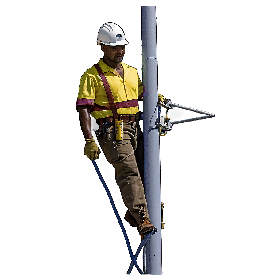 Telecommunications Lineman Png Thg99 PNG Image