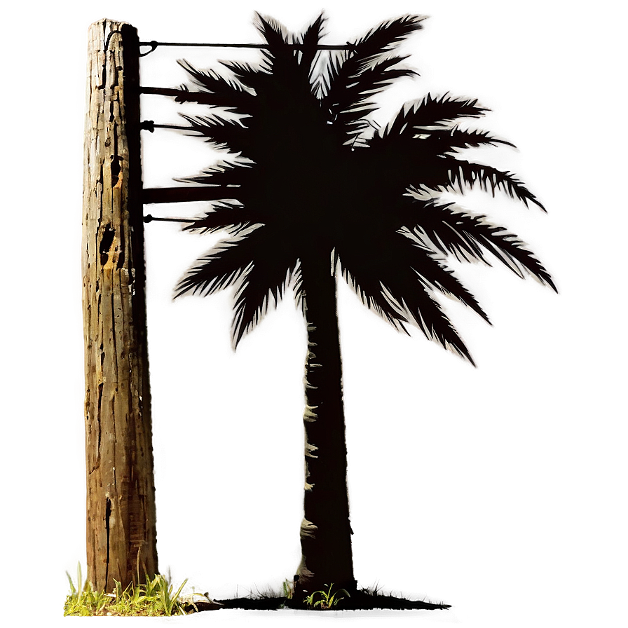 Telephone Pole Silhouette Png 06132024 PNG Image