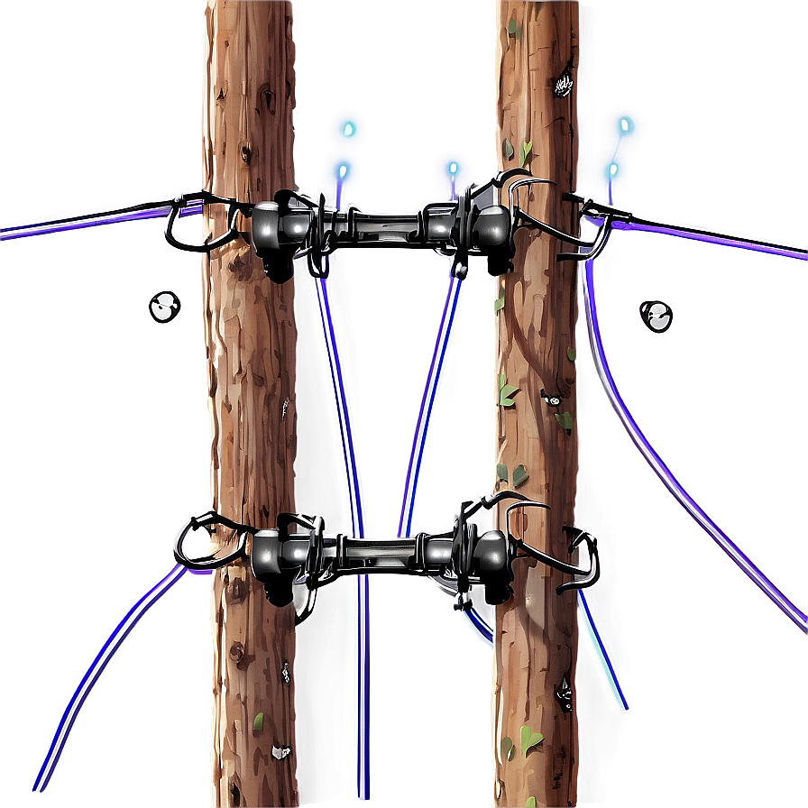 Telephone Pole With Wires Png Mlt65 PNG Image