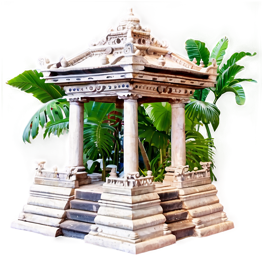 Temple In Lush Rainforest Png Npu84 PNG Image