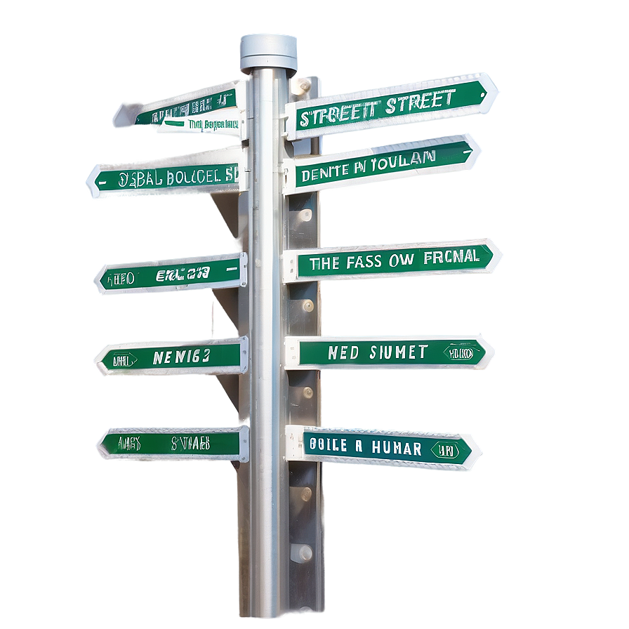 Temporary Street Signs Png Xjt18 PNG Image