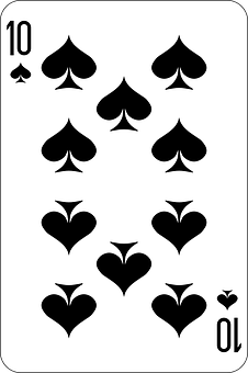 Ten_of_ Spades_ Playing_ Card PNG Image