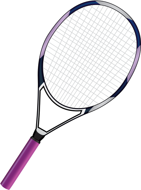 Tennis Racket Illustration PNG Image