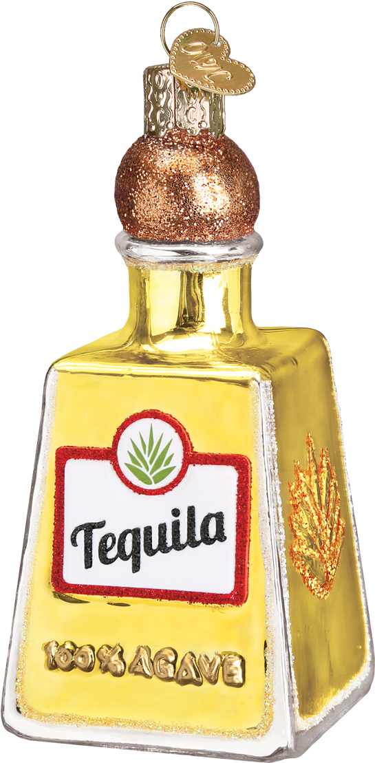 Tequila Bottle Ornament PNG Image