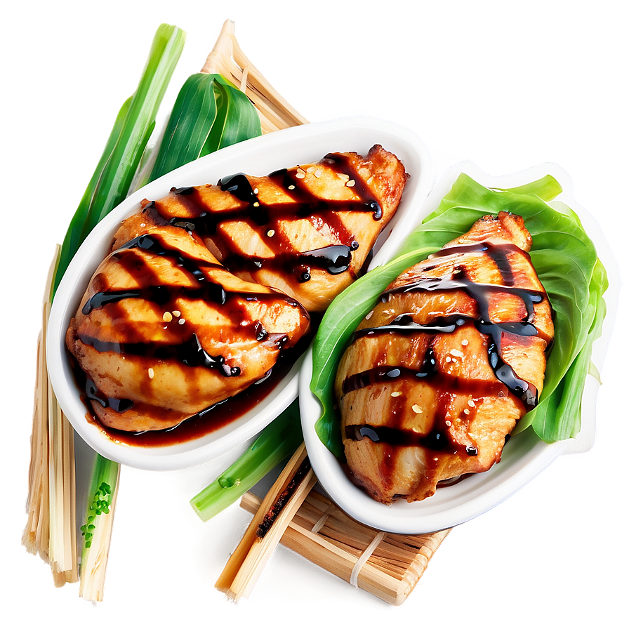 Teriyaki Grilled Chicken Png Khk PNG Image