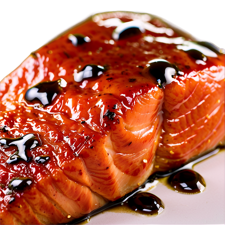 Teriyaki Salmon Close-up Png 05242024 PNG Image