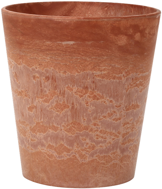 Terracotta Plant Pot Texture PNG Image