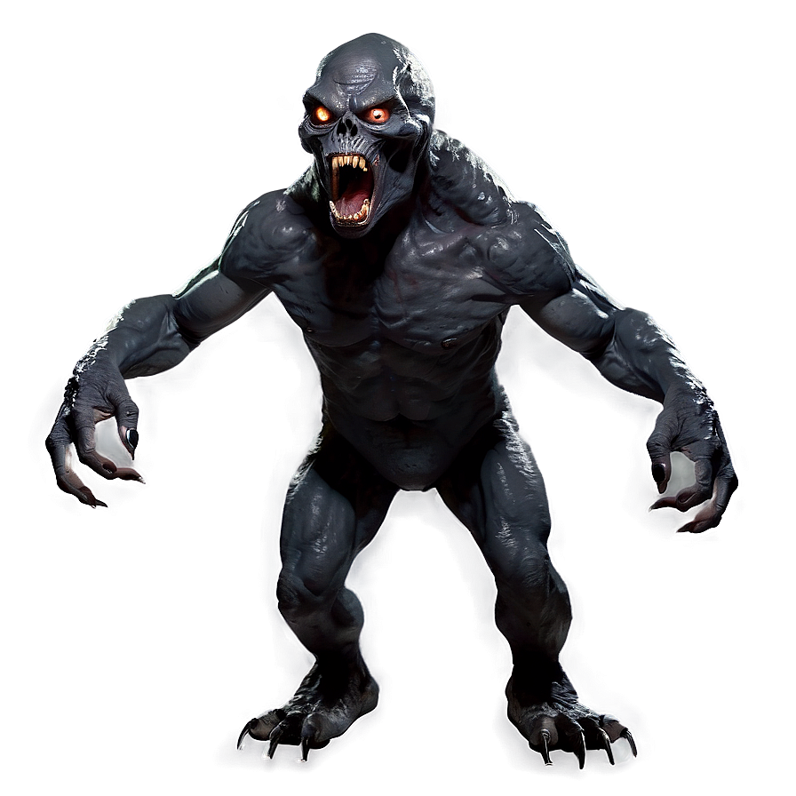 Terrifying Dark Monster Png 56 PNG Image